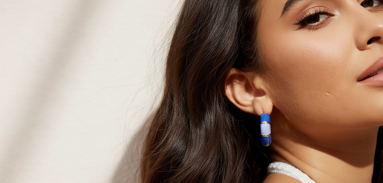Blue & Baby Blue Hoops