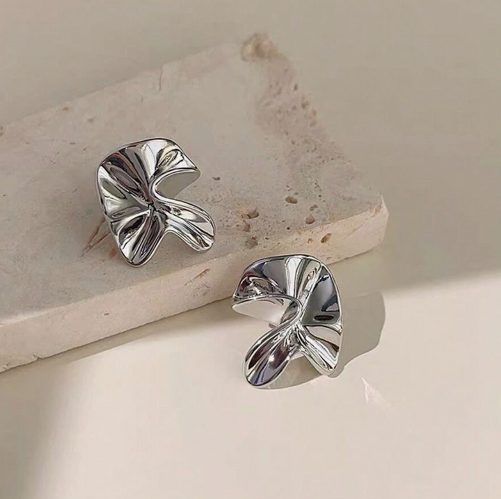 Geometric Silver Studs