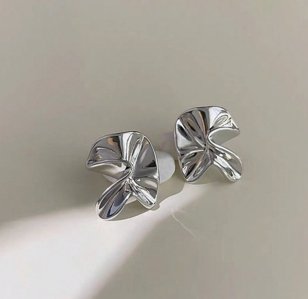 Geometric Silver Studs