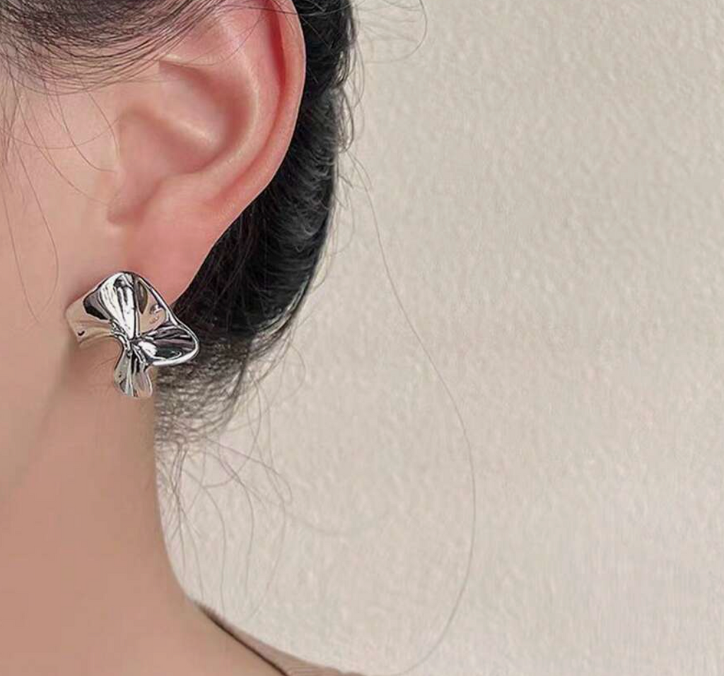 Geometric Silver Studs