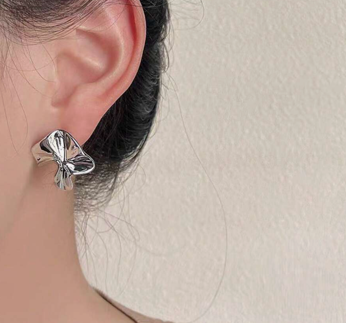 Geometric Silver Studs