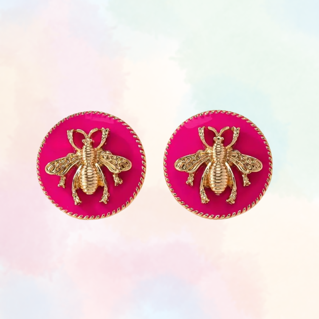 Bee Pink Studs