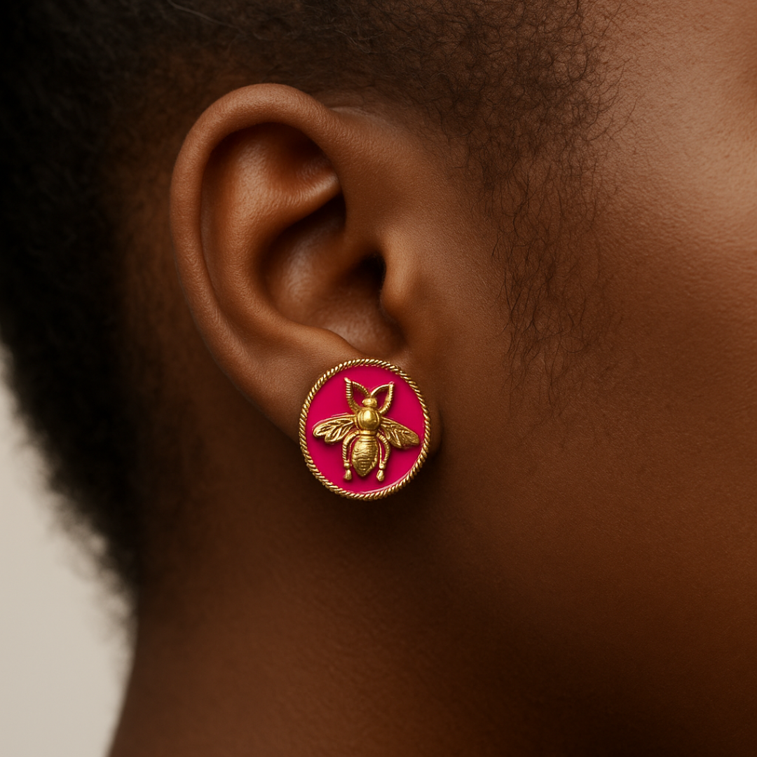 Bee Pink Studs