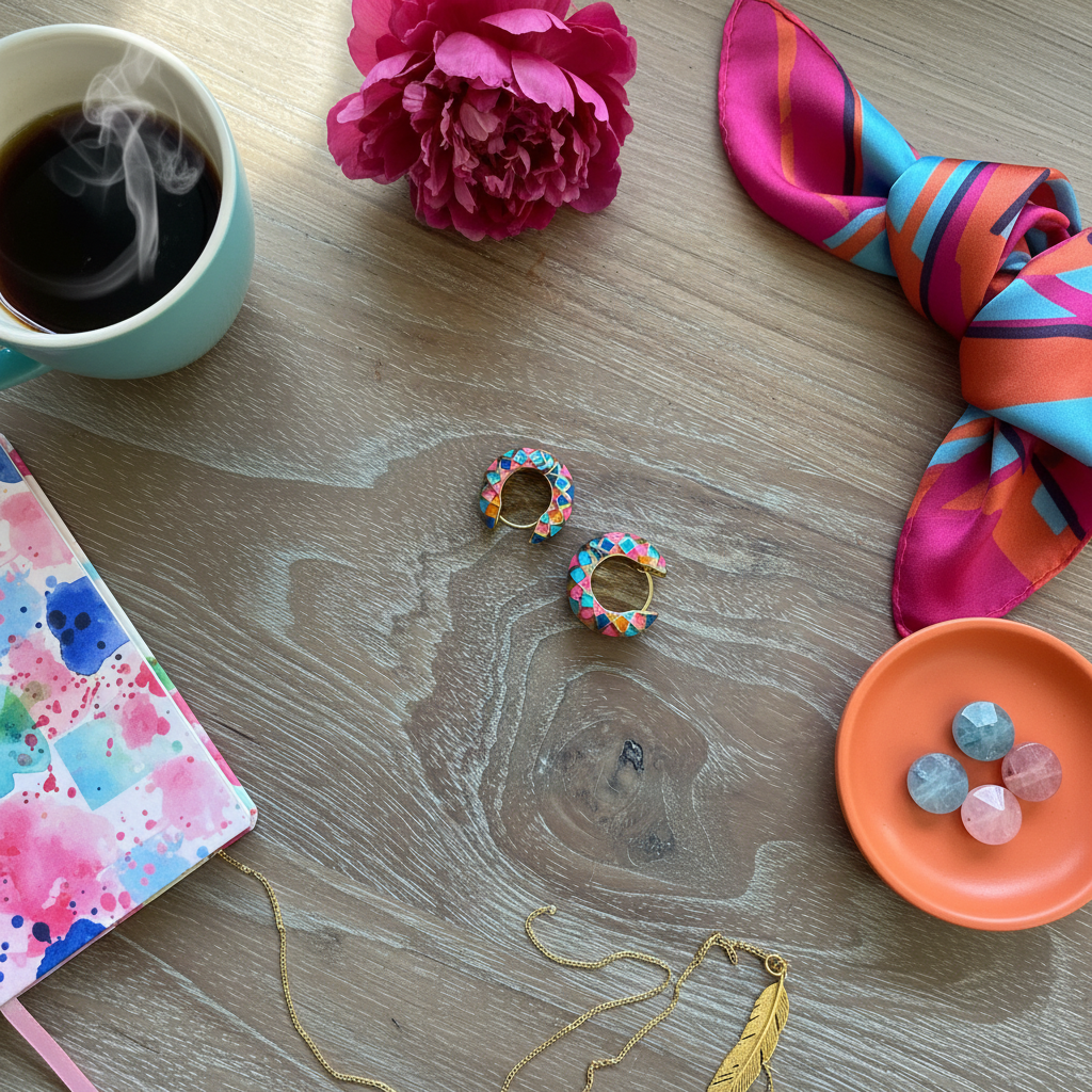 Mosaic Mini Hoops