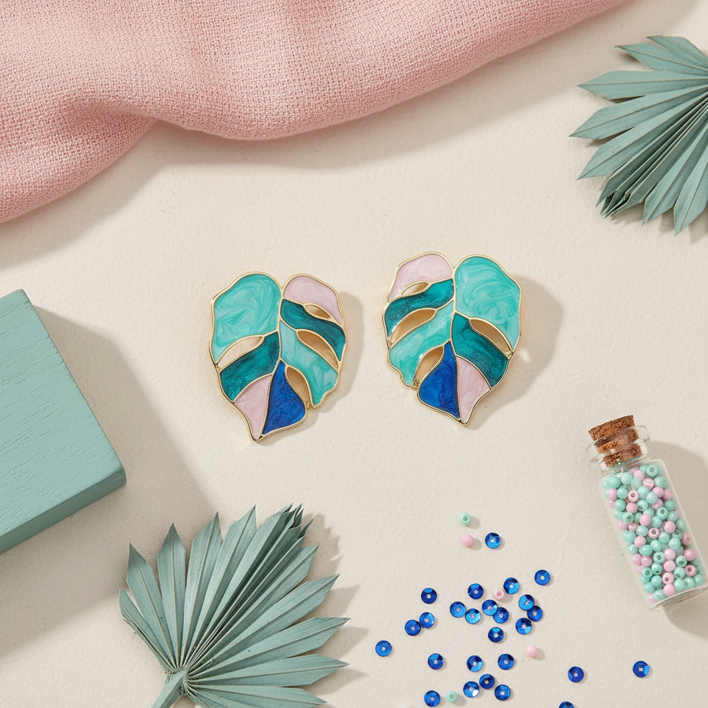 Delicious Monster Colourful Enamel Studs